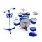Jazz Drum Musical Instrument Set with Stool and Microphone Stand Ideal for Kids Birthday or Others Occasions